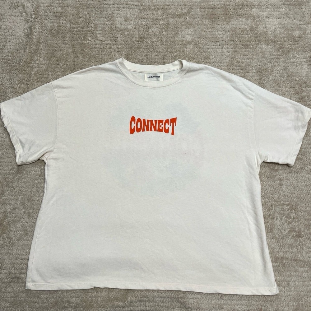 Lonely Ghost Oversized Connect Graphic T-Shirt Onesize